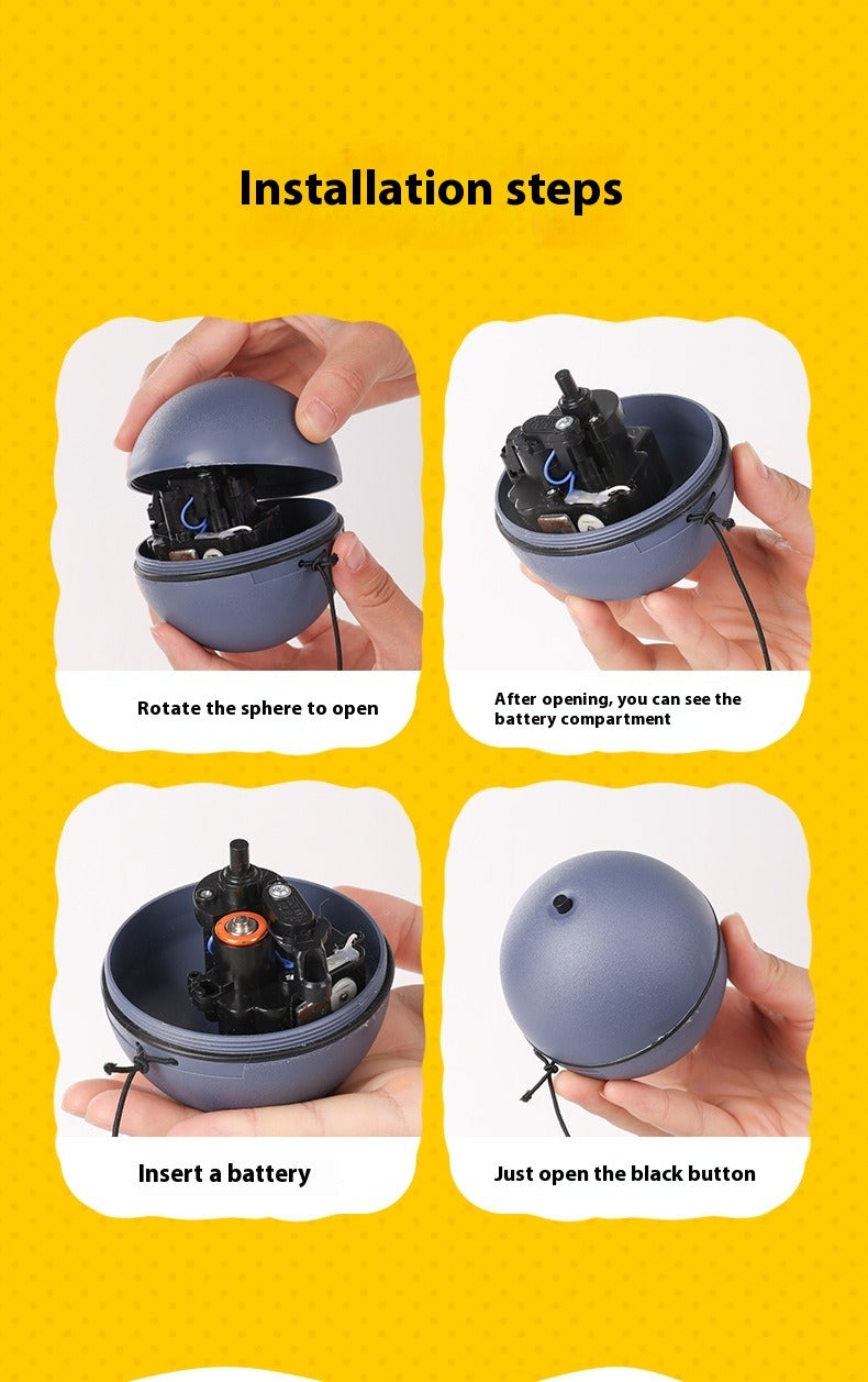 Cat Toys Mouse Teaser Ball Funny Moving Toy For Pets Cat Dog Electric Teaser Ball Automatic Intelligent Rolling Ball Pet Products